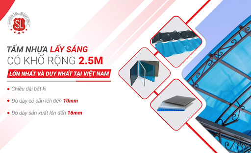 Tấm SL Polycarbonate có khả năng chống cháy ở mức độ nhất định