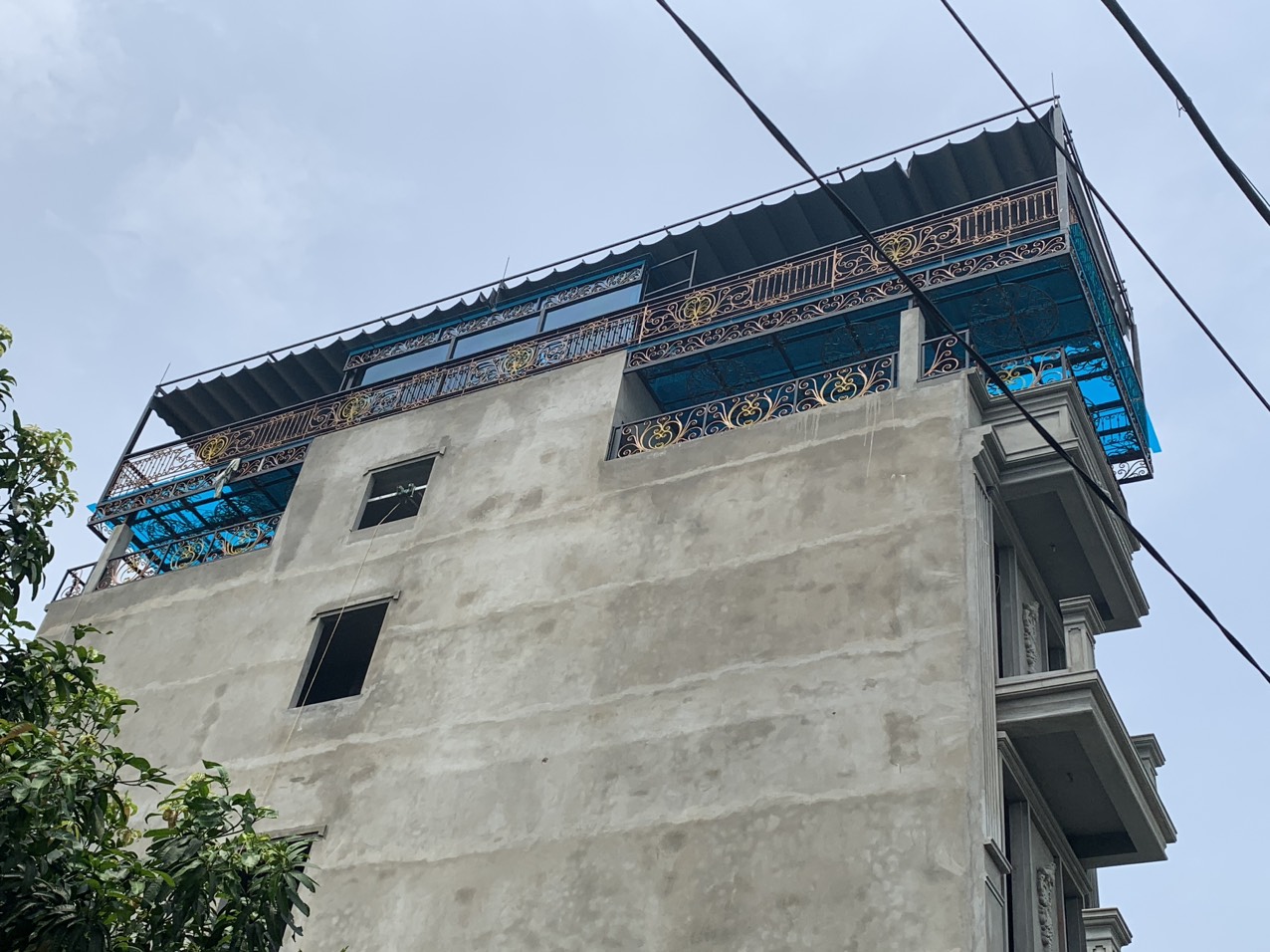 Dự án mái hiên sân thượng tại Đông Hội – Đông Anh