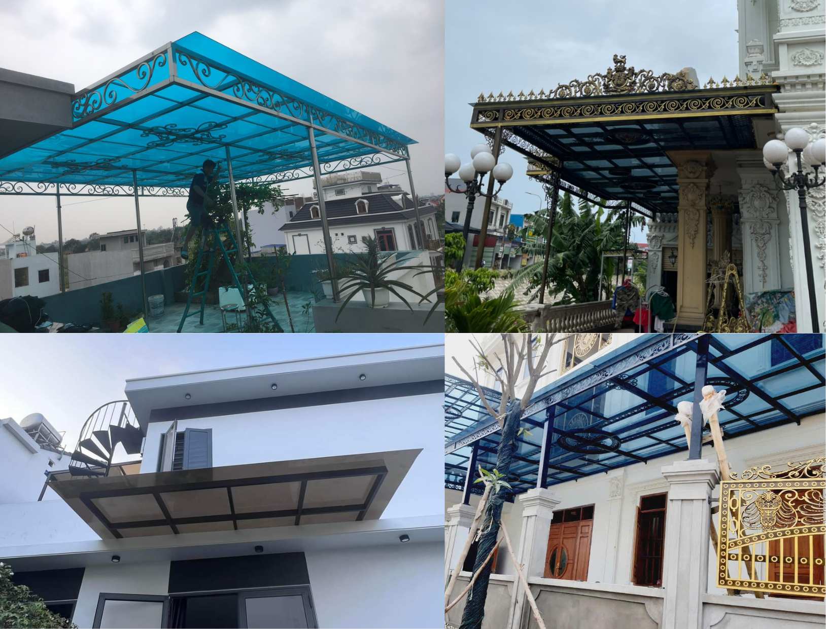 Sáng tạo không gian với tấm SL Polycarbonate màu
