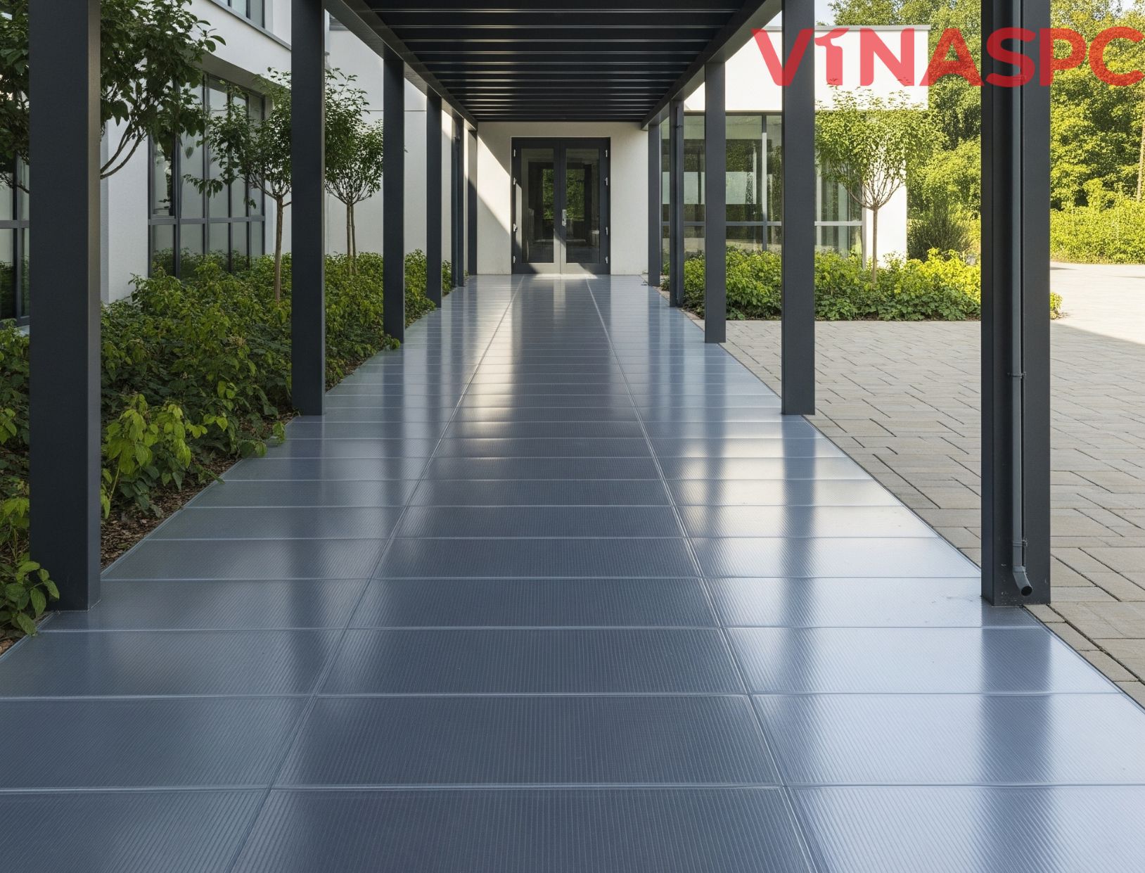 Tấm Polycarbonate làm sàn
