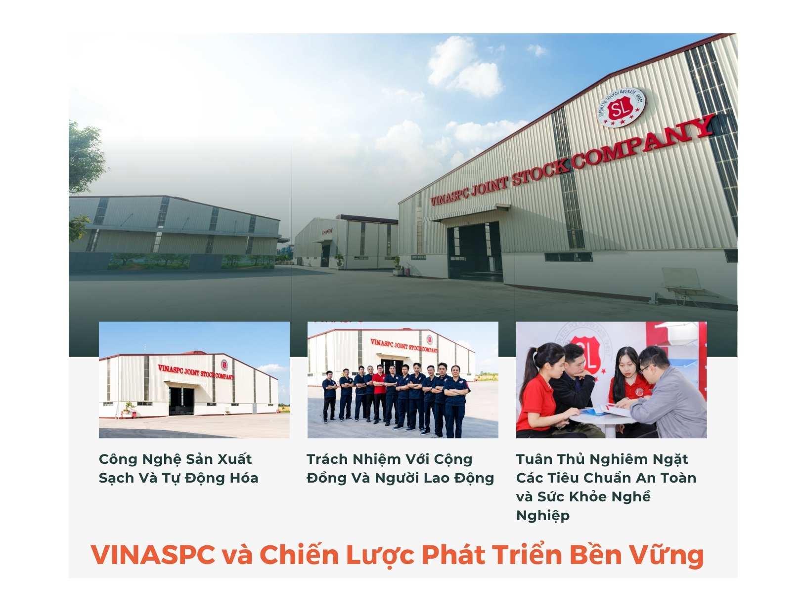 Nhà máy Vinaspc và chiến lược phát triển bền vững